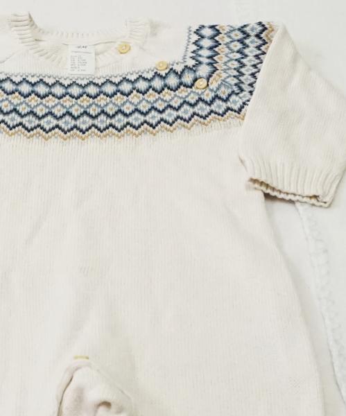 Strick Schlafanzug Gr. 68 von H&M (2905)